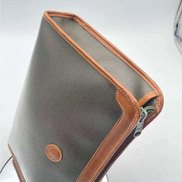 Dior Vintage Leather & Canvas Pouch - Free Gift Included